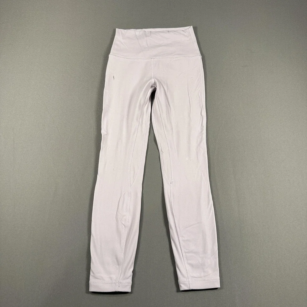 Lululemon Leggings Womens 4 Purple High Rise Ankle Yoga Athletic Stretch Gym